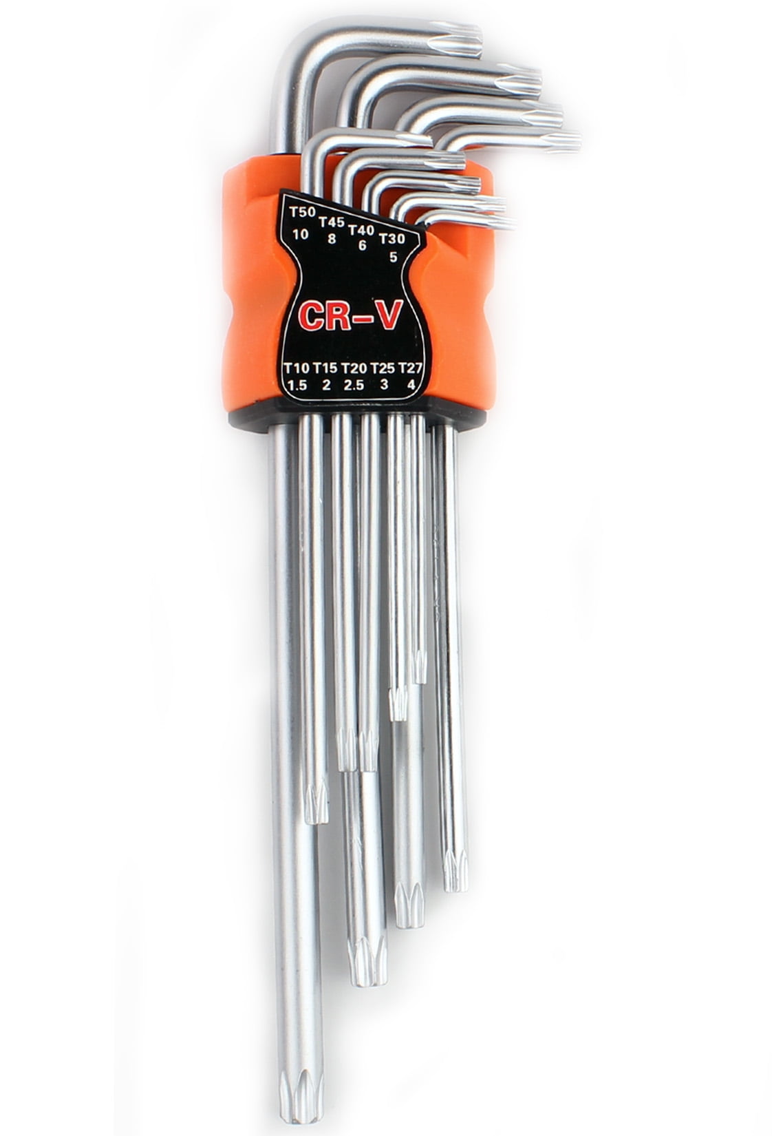 9Piece Metric Torx Key Wrench Long Arm Tool Set with Organizer Case