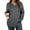 Gray, variant on DAFPZW Women Casual Hoodies Oversized Long Sleeves Fashion Pullover Loose Fit Tunic Winter Tops Comfy Warm Sweatshirts