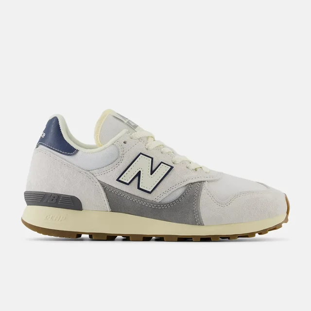 New Balance Unisex 475 Legacy Shoes in White and Slate Grey