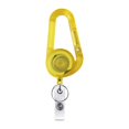 thumbnail image 1 of Lvero Clip , Flexible Durable Lock Hook Key Fob Holder para Hombres Mujeres , AMARILLO 9cmx4.2cm CUTICAT Clip de llavero con mosquetón, 1 of 7