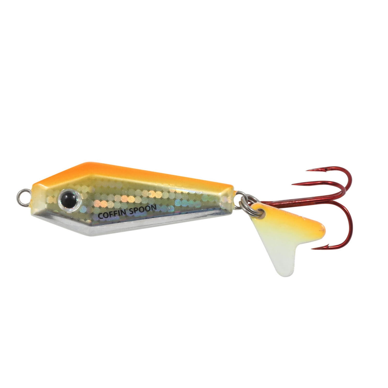 NORTHLAND FISHING TACKLE BUCK-SHOT COFFIN SPOON, 3/16 oz - Purple Wonder, 1 Pack