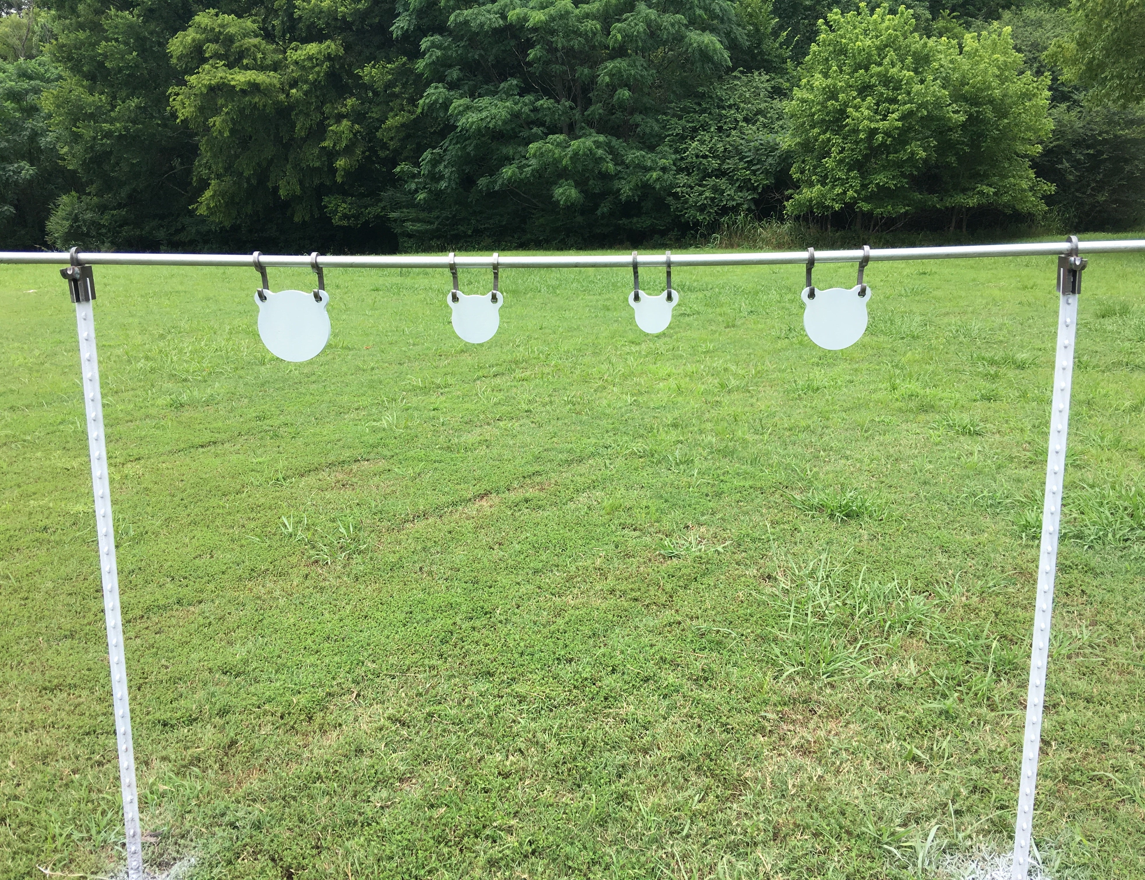 Magnum Target 3/8" AR500 Steel Shooting Target Hanger Range Hooks for 3/4" EMT Conduit - 8pc - CH8AR500