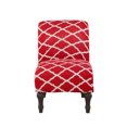 thumbnail image 2 of DYstyle Printed Morocco Stretch Armless Wing Back Chair Slipcover, 2 of 4