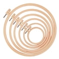 thumbnail image 4 of 6pcs Embroidery Hoops Plastic Circle Cross Stitch Ring for Art Craft Sewing, 4 of 8