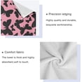 thumbnail image 3 of Coolnut 3 PCS Towel Black Butterfly Silhouette Cotton Bath Towel Set (1 Bath Towel, 1 Hand Towel, 1 Washcloth) for Bathroom, Super Soft and Quick Dry Towels, 3 of 6