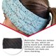 thumbnail image 4 of Sonducket Diadema de invierno para mujer, orejeras de ganchillo, motocicleta para mujer, color negro Accesorio para el cabello Negro Sonducket AP009482-01B, 4 of 6