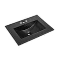 thumbnail image 6 of Swiss Madison SM-VT324-3MB Matte Black Ceramic 24" Drop-in Sink, 6 of 7