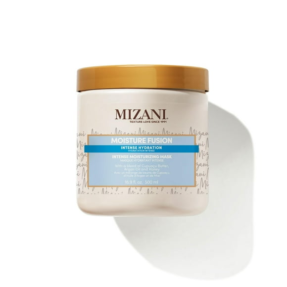 MIZANI Moisture Fusion Intense Moisturizing Mask - Restores Hydration in Curls & Coils, Deep Conditioning Hair Mask For Dry Hair, Moisturizes Without Buildup, With Argan Oil & Hone