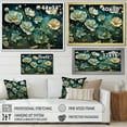 thumbnail image 4 of Designart "Intricately Rendered Buttercups" Buttercups Floater Framed Wall Art Living Room, 4 of 5