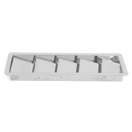 

5 Slots Boat Louver Vent Rectangle Stainless Steel Durable Ventilation Grille Hardware Fitting