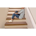thumbnail image 4 of TFixol Custom 15-Piece Japanese Style Stair Treads - Camel, Non-Slip, Self-Adhesive, Nordic Design, Polyester Material, 7mm Thick, Rectangular Shape, 4 of 7