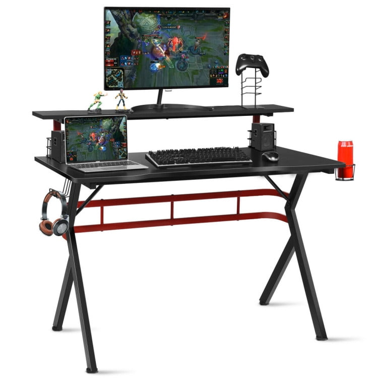 GVN Gaming Computer Multifunctional Storage Desk, Desk for Bedroom, Gaming Computer Desks for Study,Working,Writing GVN Gaming Computer Multifunctional Storage Desk, Desk for Bedroom, Gaming Computer Desks for Study,Working,Writing