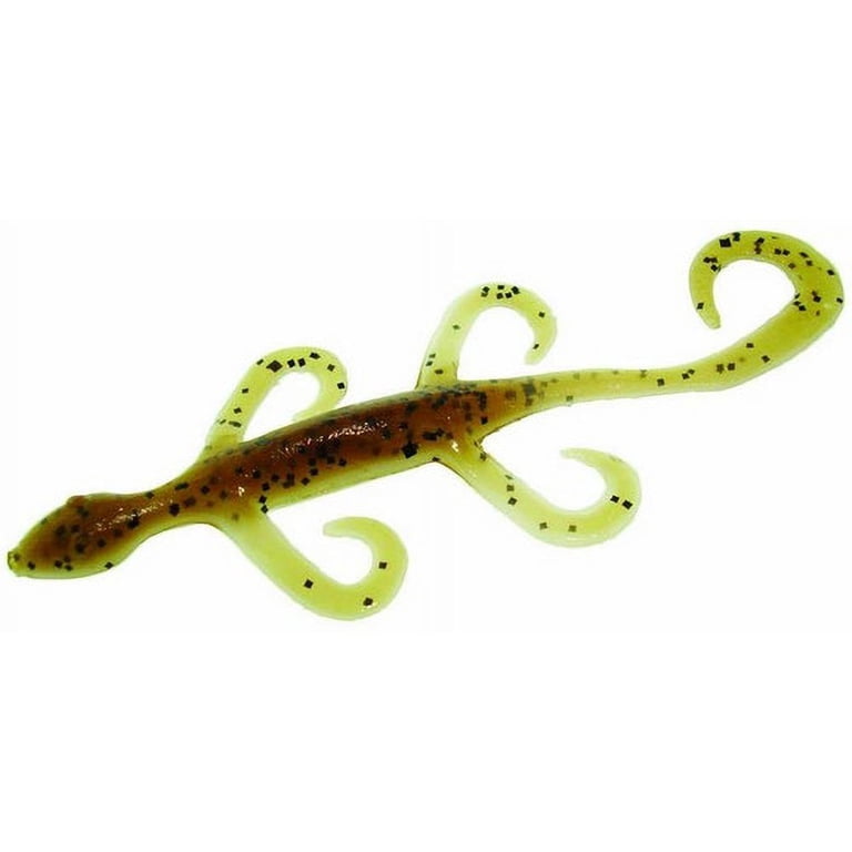 Zoom Lizard 5'' Green Pumpkin 10pk - Walmart.com