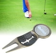 thumbnail image 2 of Mgaxyff Divot Tool,Zinc Alloy Golf Divot Repair Tool Magnet with Marker Line for Training Practicing , Golf Divot Tool, 2 of 8