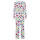 thumbnail image 5 of Puntoco Conjunto de pijama cómodo para mujer, conjunto de pijama con parte superior y pantalones casuales con estampado degradado para mujer, 5 of 5