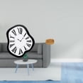thumbnail image 2 of Reloj de pared acrílico de lujo con efecto fundido. Creativo y original diseño de escritorio. Cesta de frutas tejida, divertida y única para interiore, 2 of 8