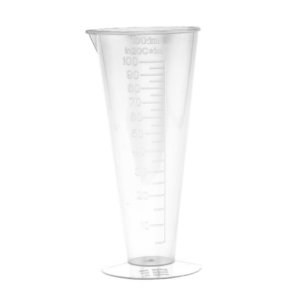 MasteelfCA Graduated Beaker Transparent Graduated Cups 100ml Measuring Beaker Cup For Mixing Epoxy Stain Resin Tool
