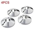 thumbnail image 1 of Lefu 4pc 15mm Chrome Colour Silver Electroplate Radiator Pipe Collars Cover Floor, 1 of 10