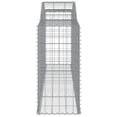 thumbnail image 3 of vidaXL Arched Gabion Baskets 9 pcs 300x50x100/120 cm Galvanised Iron, 3 of 4