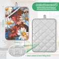 thumbnail image 6 of Yayeee Pot Holders Kitchen Heat Resistant with Pockets 7"x9.8" Cotton Oven Cooking Hot Pads, Vibrant Floral, 6 of 7
