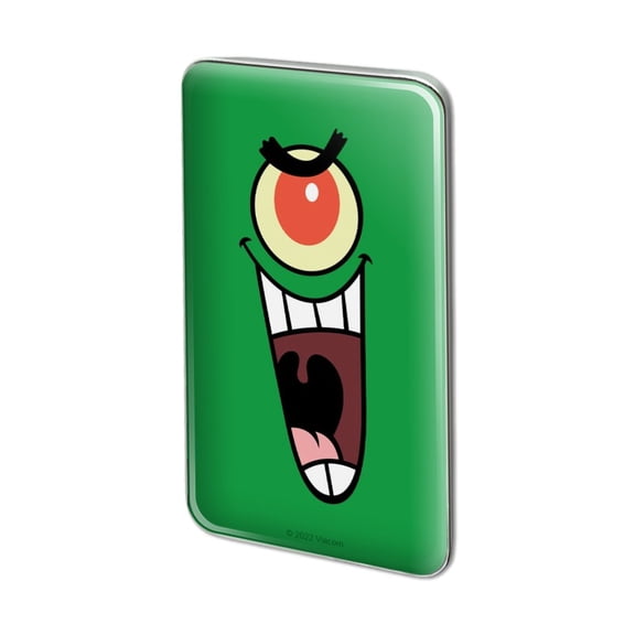 SpongeBob Plankon Face Metal Rectangle Lapel Hat Pin Tie Tack Pinback