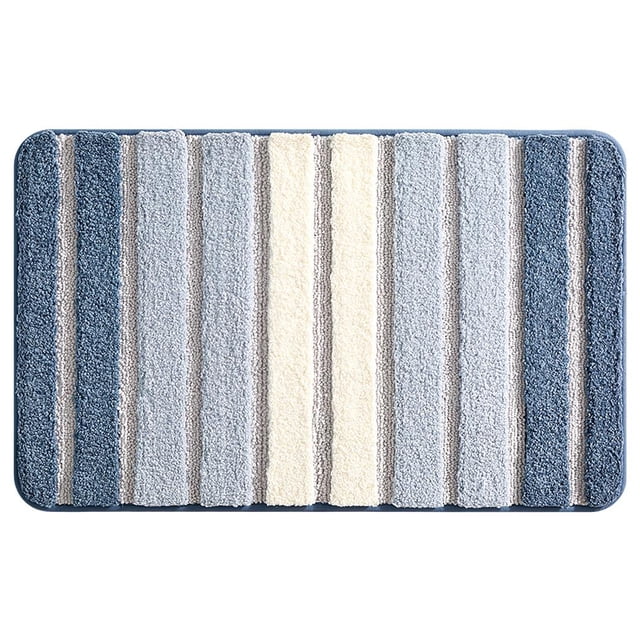 Toystoory Alfombrilla de baño con degradado supersuave, alfombrilla de baño absorbente supersuave antideslizante, lavable a máquina, de secado rápido, Juegos de accesorios de baño No.01 Toystoory HA027592-01