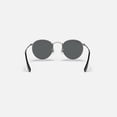 thumbnail image 3 of Ray Ban Round Metal Antiqued Dark Grey Unisex Sunglasses RB3447 9229B1 53, 3 of 4