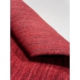 thumbnail image 5 of Rugsotic Carpets Hand Knotted Wool Area Rug 3'x5' Dark Red Solid Rectangle Indoor Rug for Living Room, Bedroom Antimicrobial L00111, 5 of 7