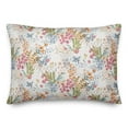 thumbnail image 2 of Creative Products Butterfly Bird Floral on White 20 x 14 Spun Poly Pillow, 2 of 3