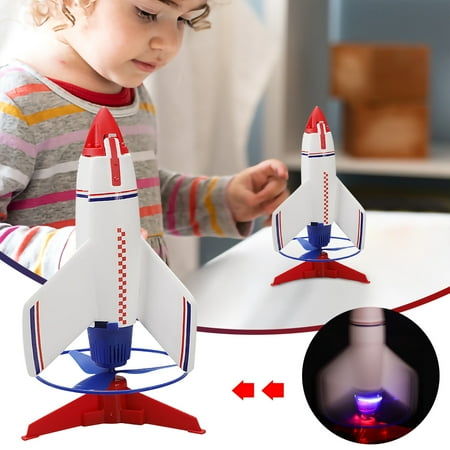 

Winter Savings Clearance! SuoKom Electric Aerospace Rocket Children s Outdoor Flying Saucer With Lights Rotating Automatic Landing Educational Toys The Good Gift For Children Gifts on Clearance