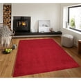 thumbnail image 1 of Homedora HD-SHAGGY-RED 5 x 7 ft. Discount World Shaggy Collection Red Area Rug, 1 of 1