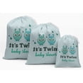 thumbnail image 1 of Darling Souvenir Sacs Cadeaux pour Fête de Bébé Twins Bleus 15 Pcs, 1 of 5