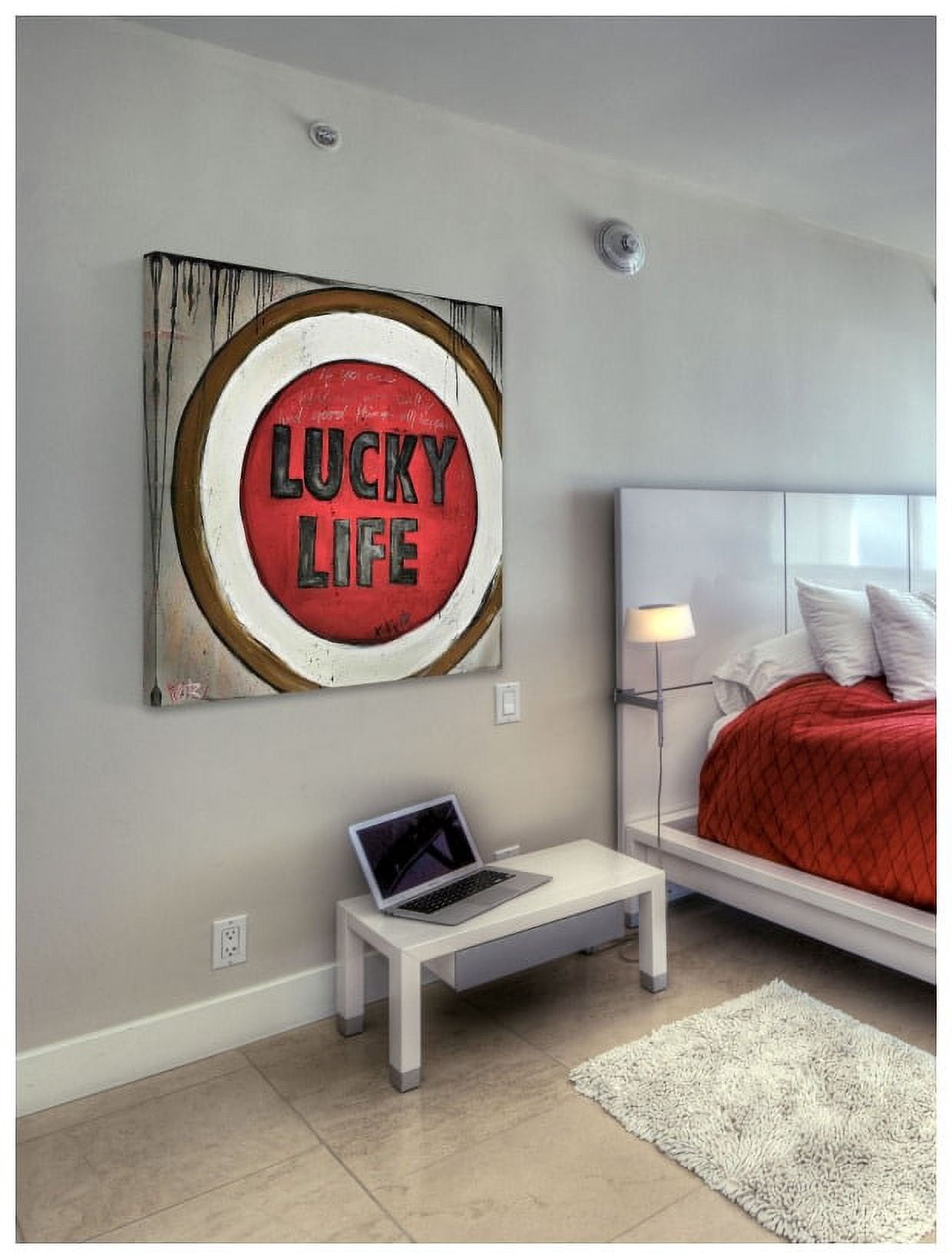 Marmont Hill "Lucky Life" by Tori Campisi Painting Print on Canvas