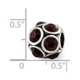 thumbnail image 2 of 925 Sterling Silver Reflections January Preciosa Crystal Bead; for Adults and Teens; for Women and Men, 2 of 2