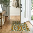 thumbnail image 2 of ODIKA 2'x3' Washable Doormat Non-Slip, Low Pile Geometric Symmetrical Showcasing Kaleidoscope Hallway Abstract for Entryway, Kitchen, Laundry Room, 2 of 7