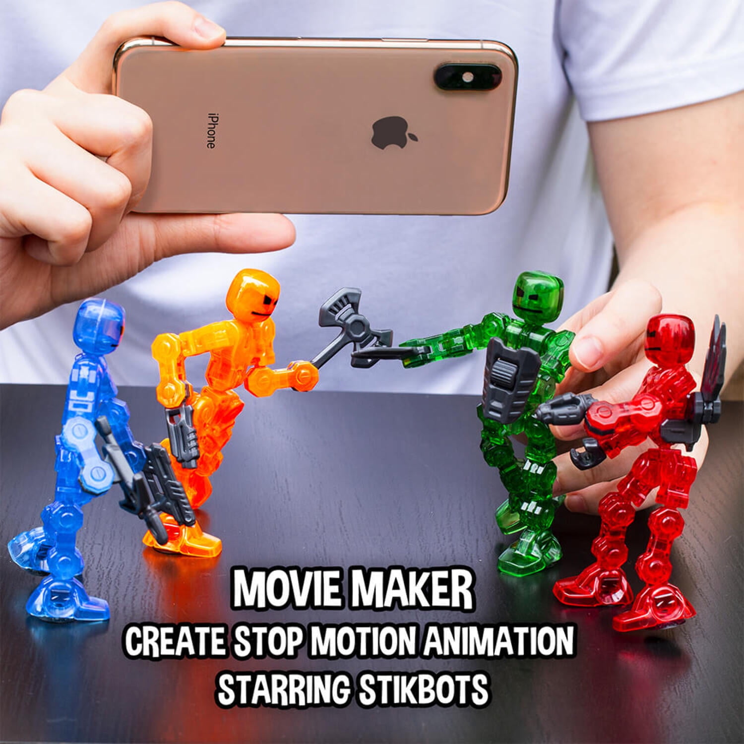 hiro✳︎ Zing Klikbot Series 1 Hero Action Pack with Axil, Helix, Cosmo