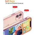 thumbnail image 4 of for iPhone 11 Case, Slim Shockproof Electroplated iPhone 11 Protective Phone Case, Pink, 4 of 10