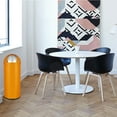 thumbnail image 6 of 17 Gal / 65L Push Lid Trash Can Commercial Grade Heavy Duty Tall Commercial Trash Can Brushed Stainless Steel for Outdoor | Kitchen Waste Bins for Home, Office, Restaurant, Restroom(Orange), 6 of 7