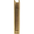 thumbnail image 4 of 6"W x 12"D x 36"H Thin Van Buren Rough Cedar Woodgrain TimberThane Corbel, Primed Tan, 4 of 6