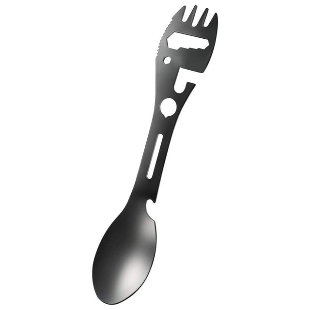 Spoons and Forks,Camping Knife Survival 2Pcs Multifunctional Fork Spoon and Knife Camping Outdoor Tableware Cookware Forks and Spoons