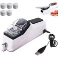 thumbnail image 1 of Besyner Sharp Pro,USB Electric Knife Sharpener, Professional Electric Knife Sharpeners for Kitchen Knives,Double Sided Knife Sharpener, 5s Quick Sharpening,Stable Non-Slip Base (C,1pcs), 1 of 10