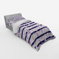 thumbnail image 2 of Ambesonne Retro Bedding Set 3 Pcs, Vintage Keys and Ribbon, Twin XL, Purple Blue, 2 of 2