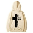 thumbnail image 1 of toraway Oversized Sweatshirts for Men Male Long Sleeve Hooded Sweatshirt Solid Color Back Print Sweatshirt M, 1 of 4