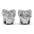 thumbnail image 2 of Bocca Girls Party Dress Shoes Sliver Glitter Mary Jane Wedding Princess Shoes With Bow 12M, 2 of 5