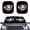 American Flag Eagle, variant on Chririnla Black Kitten 2 Pack Set Car Sunshade Windshield Cover Pop Up Auto Sun Shade Washable Vehicle Interior Accessories Sun Protection Suitable for Sedan Trucks SUV Van