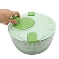 thumbnail image 1 of Salad Spinner with Bowl,4.0 L Large Vegetable Dryer for Kitchen，Salad Washer with Secure Lid Lock And Rotary Handle , Easy to Clean Fruit and Vegetable Dryer,Green, 1 of 5