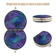 thumbnail image 4 of Portable Folding Mirror Compact Double Sided Travel Mirror Small Makeup Mirror Use Present for Women Peacock Pattern, 4 of 7