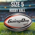 thumbnail image 2 of Going One Match Rugby Ball - Size 5 Game Ball, White, 2 of 5