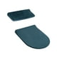 thumbnail image 4 of Juego de fundas para tapa de inodoro, funda protectora de terciopelo para tapa de tanque de inodoro, funda portátil Verde, 4 of 9
