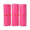 thumbnail image 3 of Toystoory 100 Uds bolsa adhesiva rosa bolsas múltiples buen sellado gran capacidad saco duradero a prueba de roturas correo de mensajería Almacenamiento y organización del hogar Rosa 20*30 CM, 3 of 6